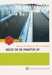 Omslag van Recht op de praktijk af