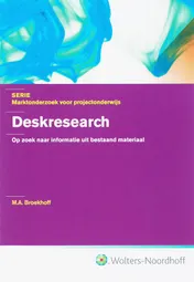 Omslag van Deskresearch