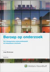 Omslag van Beroep op onderzoek