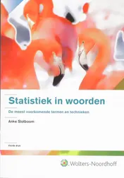 Omslag van Statistiek in woorden