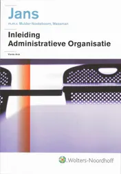 Omslag van Inleiding administratieve organisatie