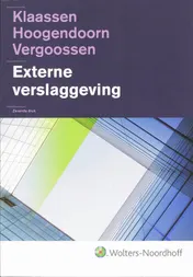 Omslag van Externe verslaggeving