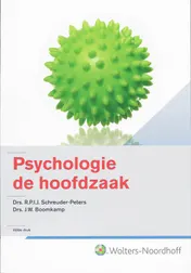 Omslag van Psychologie de hoofdzaak