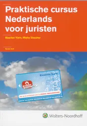 Omslag van Praktische cursus Nederlands voor juristen
