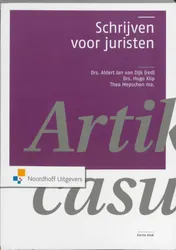 Omslag van Schrijven voor juristen