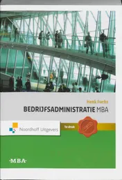 Omslag van Bedrijsadministratie MBA
