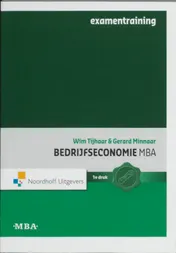 Omslag van Bedrijfseconomie MBA examentraining