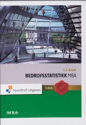 Omslag van Bedrijfsstatistiek MBA
