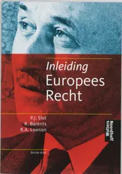 Omslag van Inleiding Europees recht