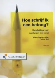 Omslag van Hoe schrijf ik een betoog?