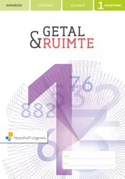 Omslag van Getal & Ruimte 12e editie 1havo/vwo werkboek en rekenkatern