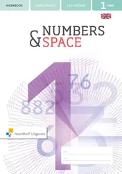 Omslag van Numbers & space 12th ed. 1 vwo workbook/arithmetics book