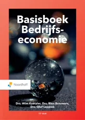 Omslag van Basisboek bedrijfseconomie