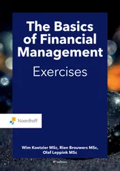 Omslag van The basics of financial management exercises