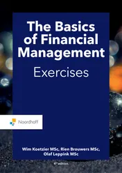 Omslag van The Basics of financial management-exercises