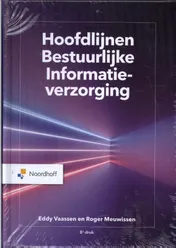 Omslag van Hoofdlijnen bestuurlijke informatieverzorging
