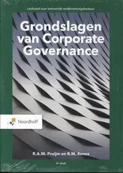 Omslag van Grondslagen van corporate governance
