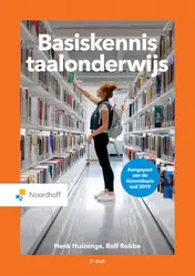 Omslag van Basiskennis taalonderwijs