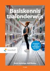 Omslag van Basiskennis taalonderwijs (e-book)