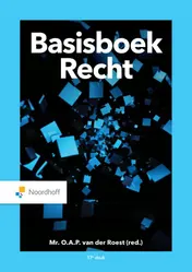 Omslag van Basisboek Recht