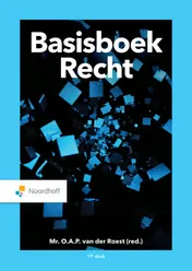Omslag van Basisboek Recht