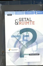 Omslag van Getal & Ruimte 12e ed vmbo-kgt 2 FLEX leerboek 1+2 + werkboek 1+2 (incl. rekenkatern)