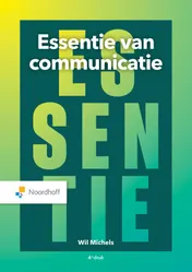 Omslag van Essentie van communicatie