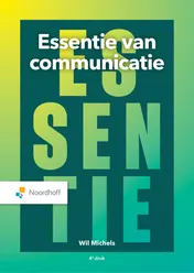 Omslag van Essentie van communicatie