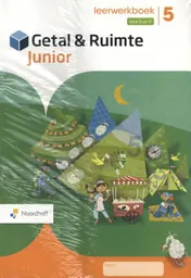 Omslag van Getal & Ruimte Junior leerwerkboek groep 5 blok 8 en 9_set a 5