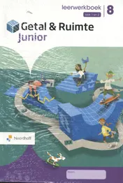Omslag van Getal & Ruimte Junior leerwerkboek groep 8 blok 1 en 2_set a 5