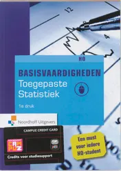 Omslag van Basisvaardigheden Toegepaste Statistiek