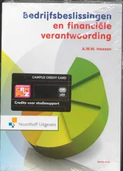 Omslag van Bedrijfsbeslissingen en financiele verantwoording