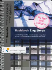 Omslag van Basisboek enqueteren