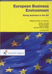 Omslag van European business environment