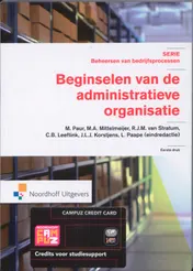 Omslag van Beginselen van de Administratieve organisatie