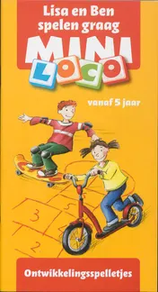 Omslag van Mini Loco Ontwikkelingsspelletjes Lisa en Ben spelen graag vanaf 5 jaar