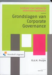 Omslag van Grondslagen van corporate governance