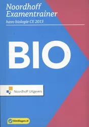 Omslag van Havo biologie CE 2013