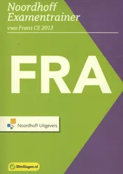 Omslag van Vwo Frans CE 2013