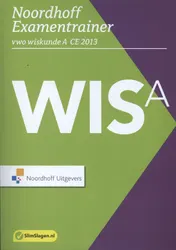 Omslag van Vwo wiskunde A CE 2013