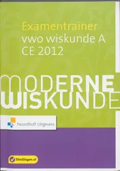 Omslag van vwo wiskunde A CE 2012