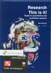 Omslag van Research: this is it!