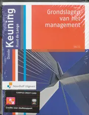 Omslag van Grondslagen van het management-hoofdboek