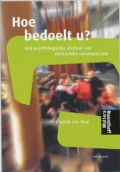 Omslag van Hoe bedoelt u?