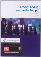 Omslag van Arbeid, bedrijf en maatschappij