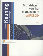 Omslag van werkboek