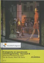 Omslag van Strategische en operationele marketingplanning-Kernstof B