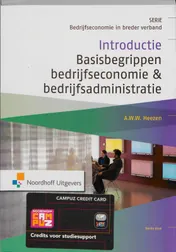 Omslag van Introductie Basisbegrippen bedrijfseconomie & bedrijfsadministratie