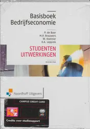 Omslag van Basisboek bedrijfseconomie/Studenten uitwerkingen