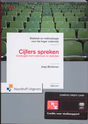 Omslag van Cijfers spreken